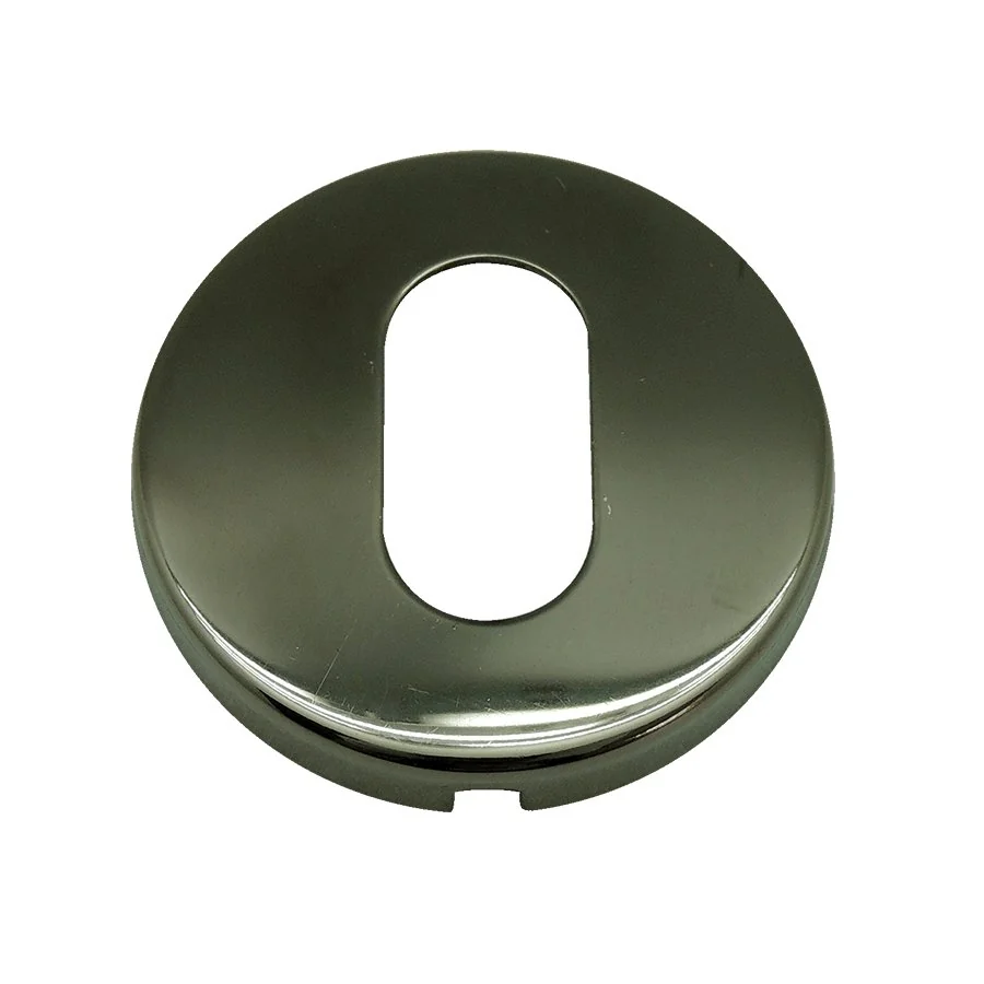 Roseta Redonda Para Fechadura Inox Fumê Italy Line - Il220-fu Fumê - 50mm