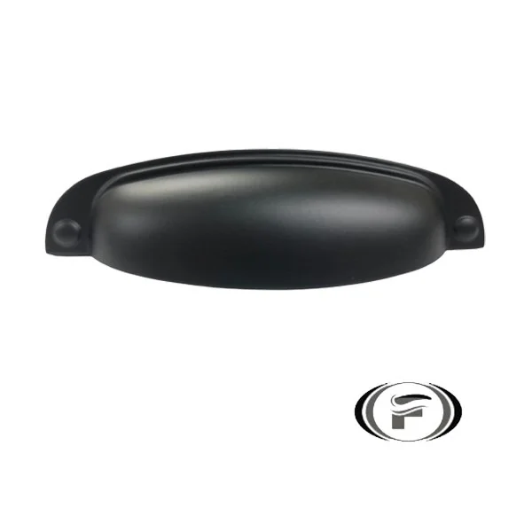 Puxador Colonial 115 Concha Preto 96mm Italy Line