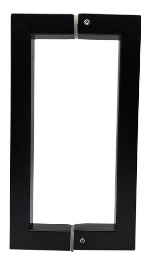 Puxador Inox Preto Porta Abrir Correr Pivotante Df992 20cm