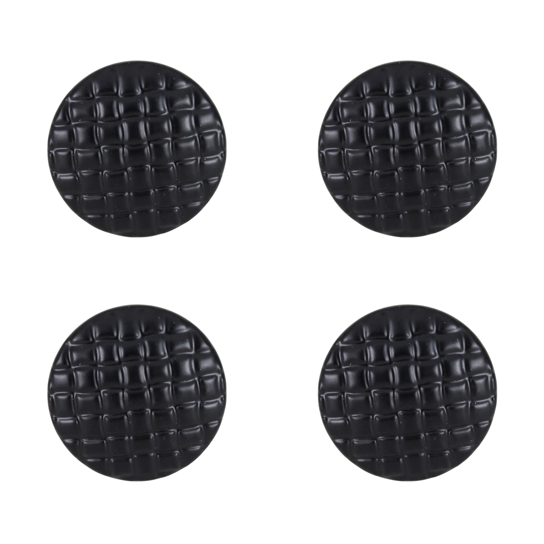Kit de Puxadores para Móveis Zamac 31mm Preto Italy Line