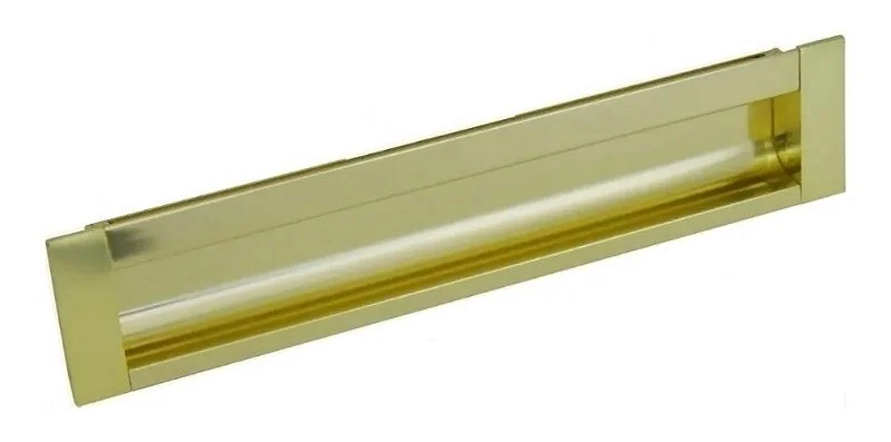Puxador Concha Dourado Italy Line Il155 Metal 192mm C/ Paraf