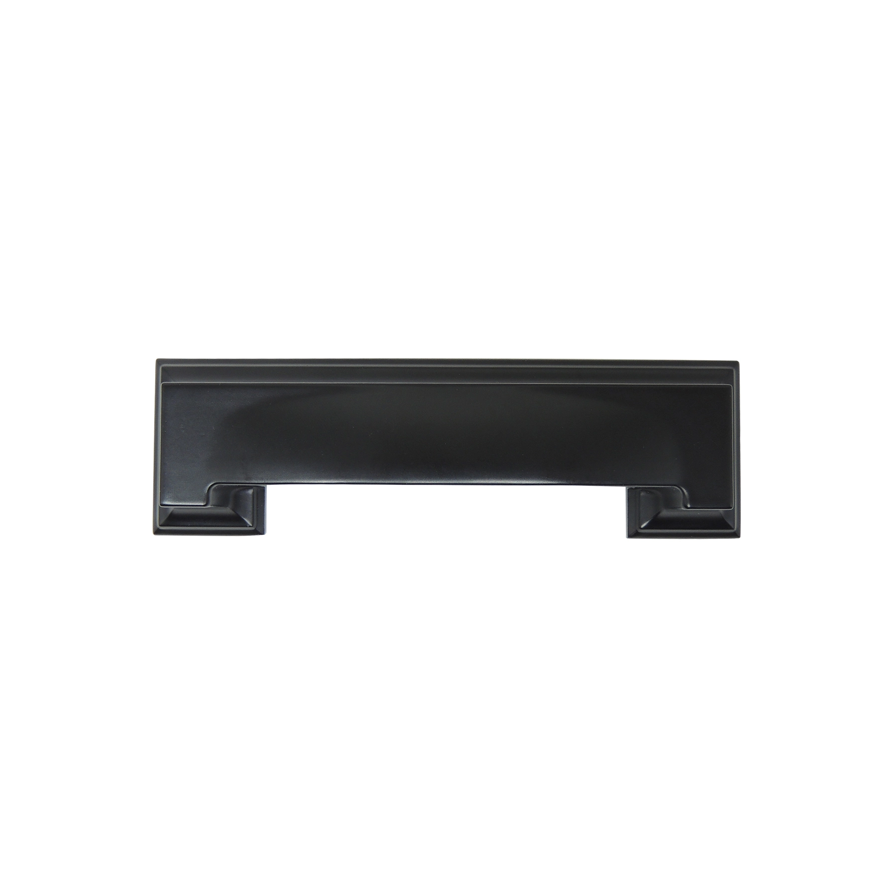 Kit de Puxadores Alça para Móveis 96mm Preto 4 peças