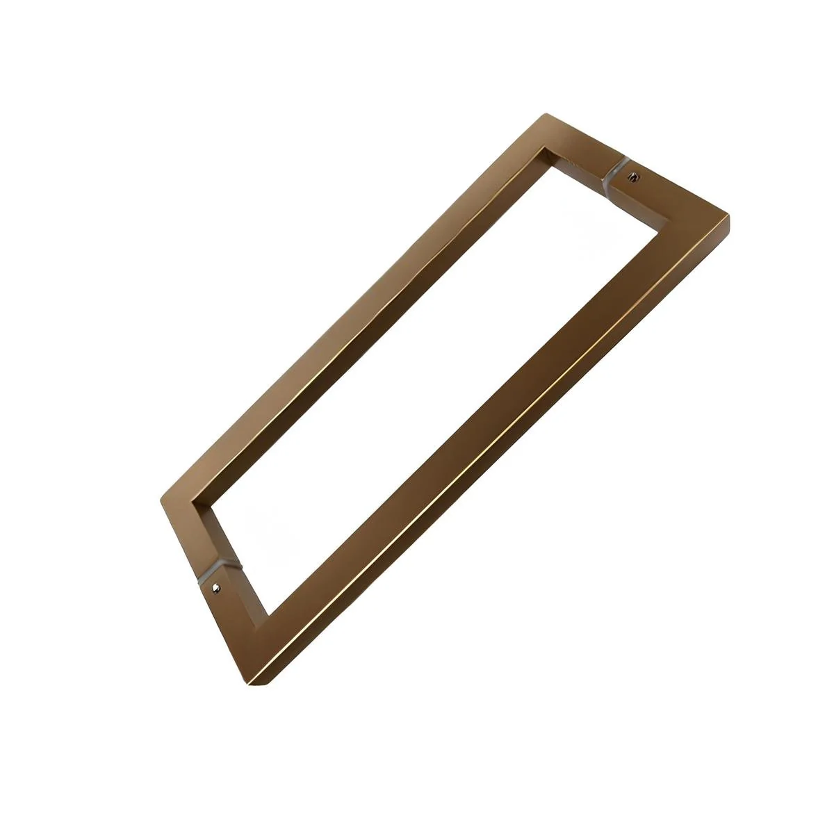 Puxador Duplo De Porta Inox Df 992 600mm Dourado Matte Italy Line