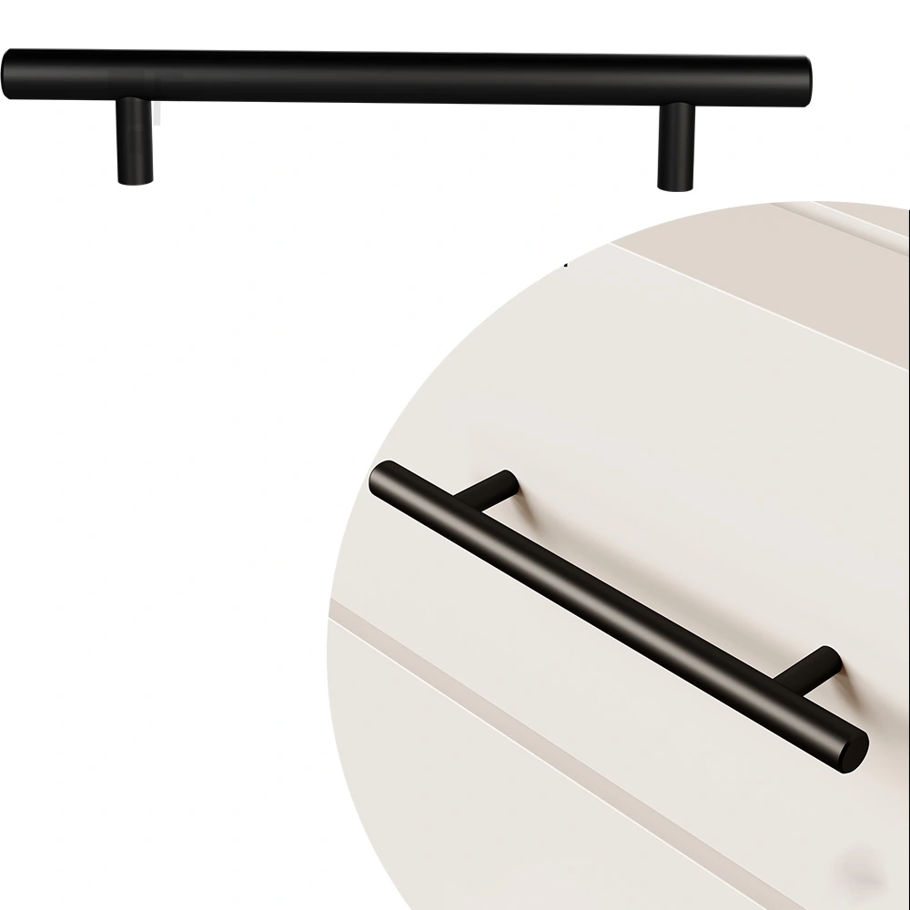 Puxador Para Móveis Primus Preto Italy Line Preto - 160mm