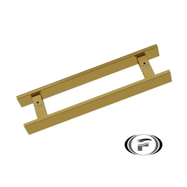 Puxador Duplo Df 926 Gold 600mm Italy Line