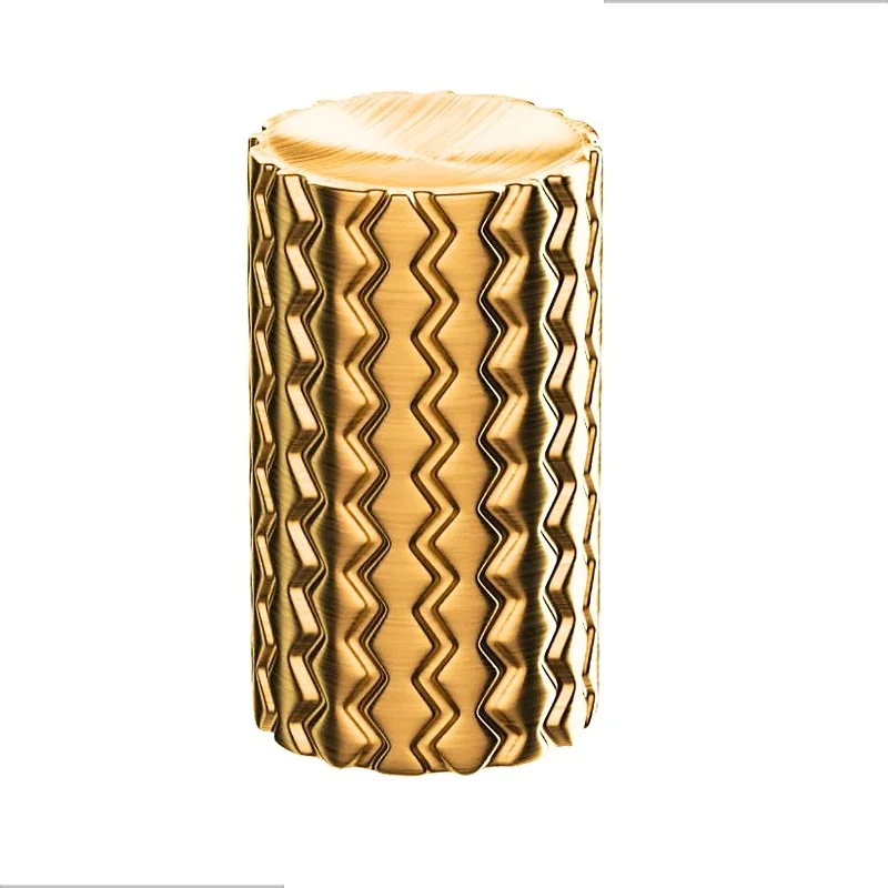 Puxador Zigrinato Il1780 18x30 Ponto Bronze Esc ( Dourado )