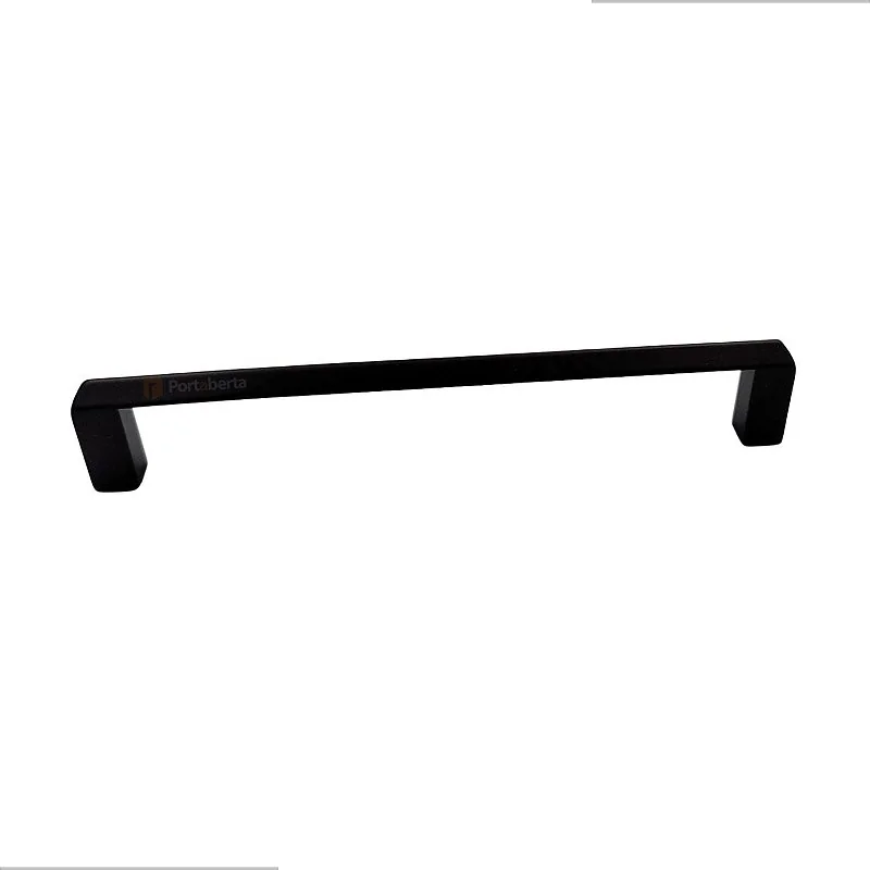 Puxador Alça Moveis Liveri Il 955 128mm Preto Italy Line