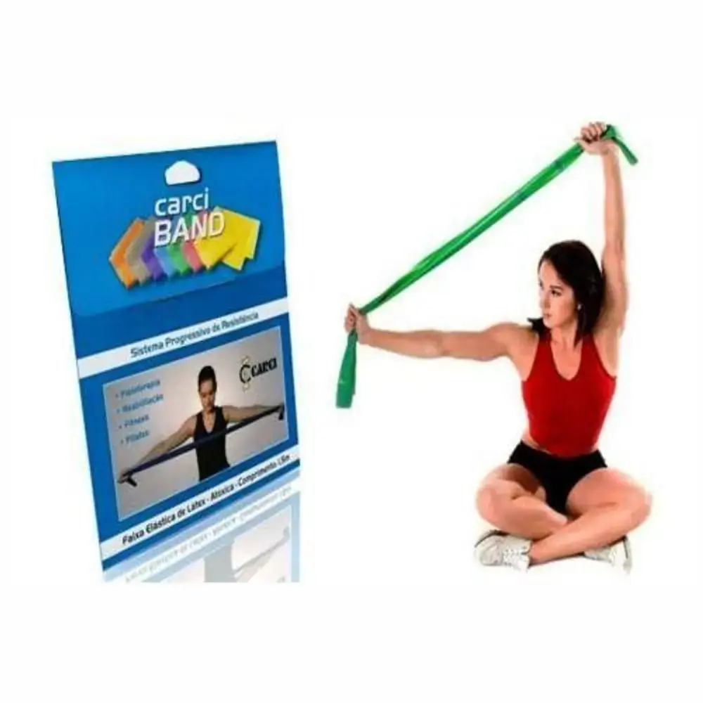 Faixa Elástica Para Exercícios Carci Band Verde
