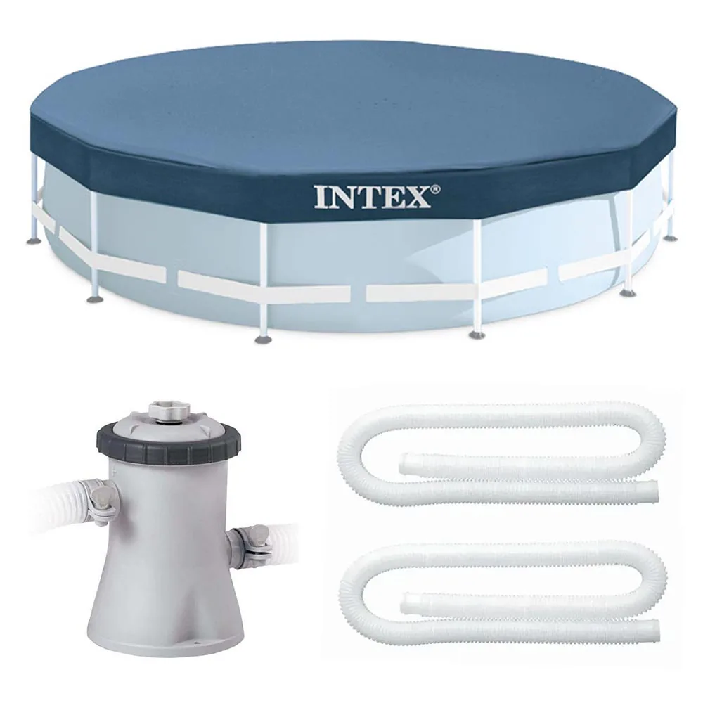 Kit Filtro 2.006 Litros/hora 220v E Capa 366 Estrutural Intex