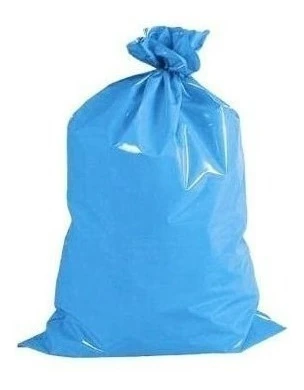 400 Sacos Para Lixo De 20 Litros Azul 35x45cm. (4 Pcts) Azul