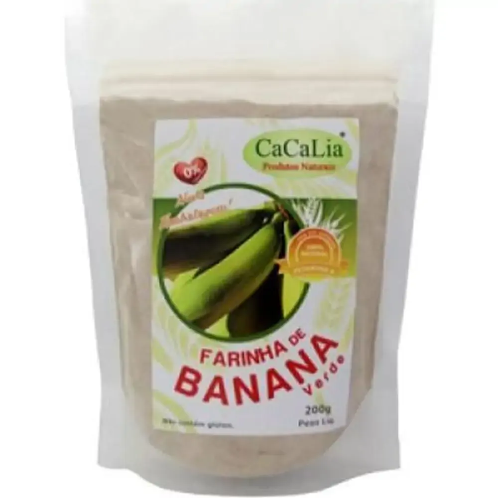 Farinha De Banana Verde 200g Cacalia
