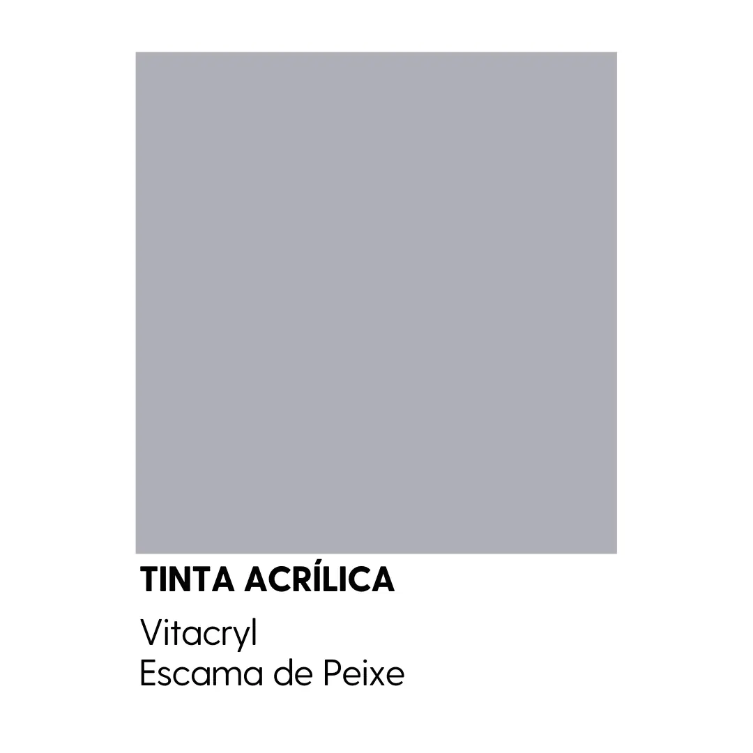 Tinta Emborrachada Acetinada Cinzas - Escama De Peixe - 3 6 Lts