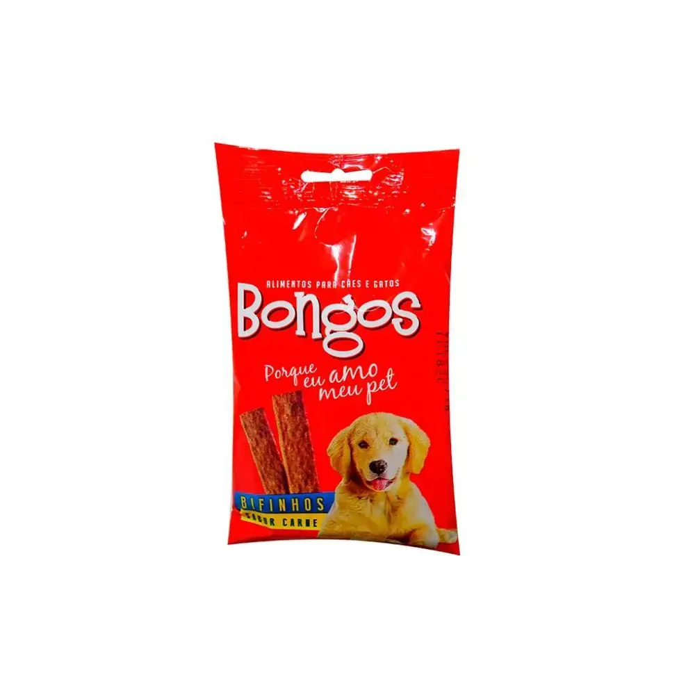 Alimento P/caes /gatos Bongos 65gr Sabor Carne