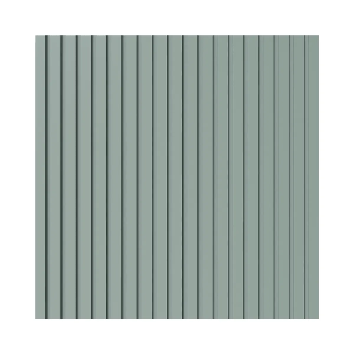 Painel Ripado Eva Laminado Autocolante Flexivel 10cm Play | Valor Do Metro M² - Verde