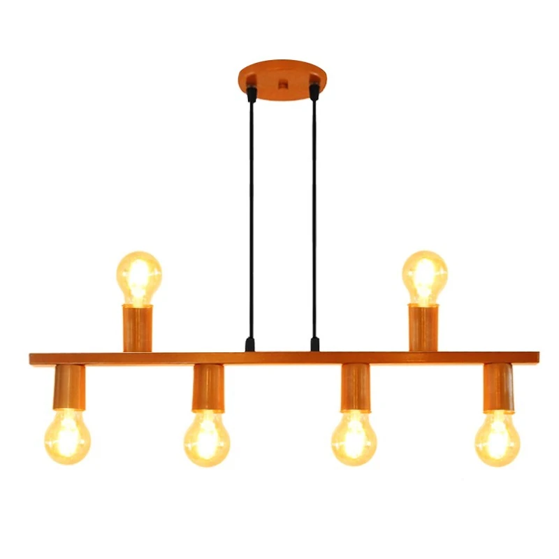 Pendente New Bar Up Na Cor Cobre Para 6 Lâmpadas E-27