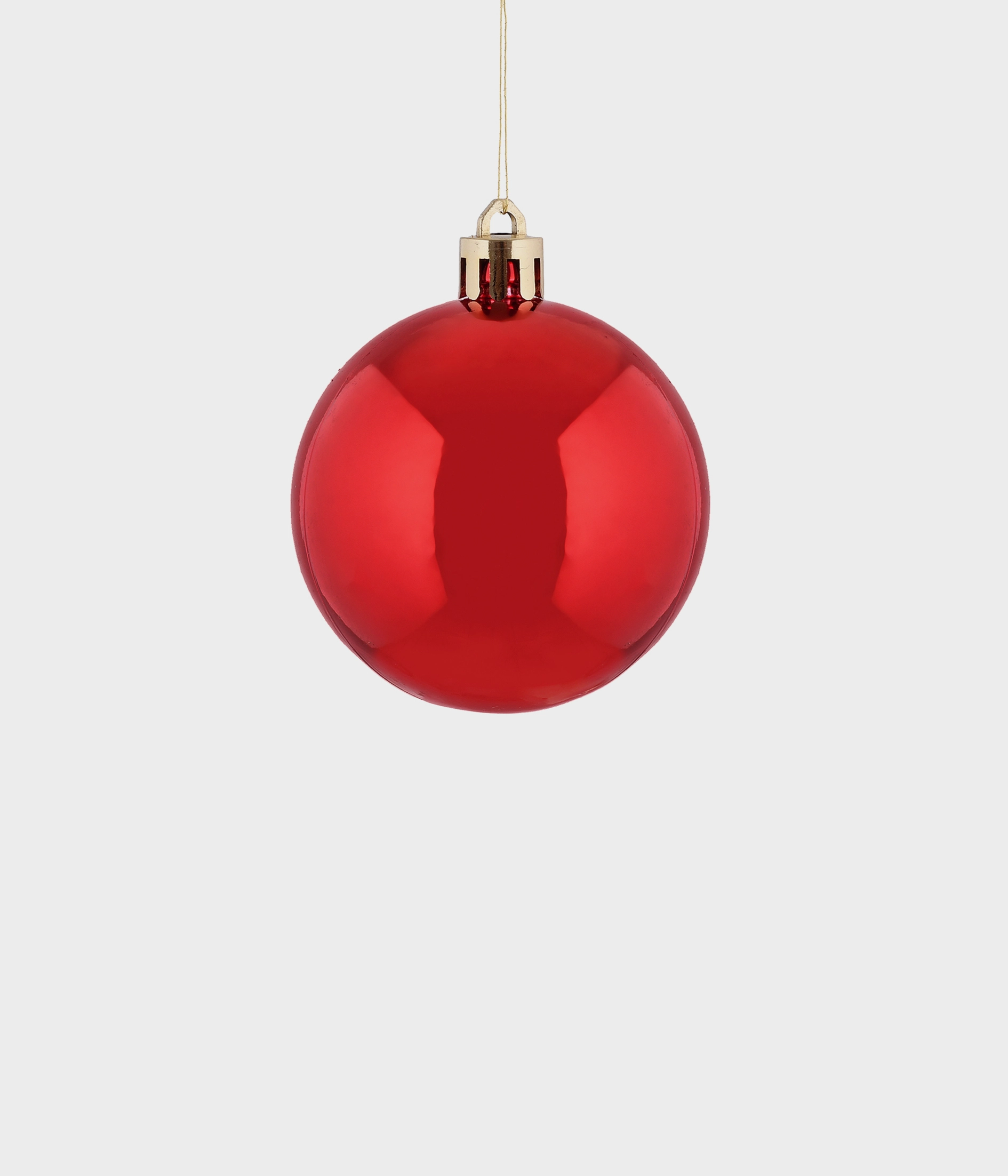 Bola Natal Vermelha 6cm 6un 38329 009 Grillo