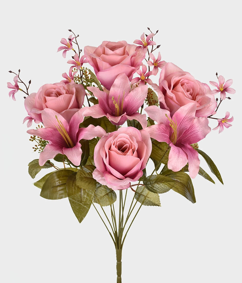 Bq Rosa E Lirio X12 Rosa Ref.44993 018 Grillo
