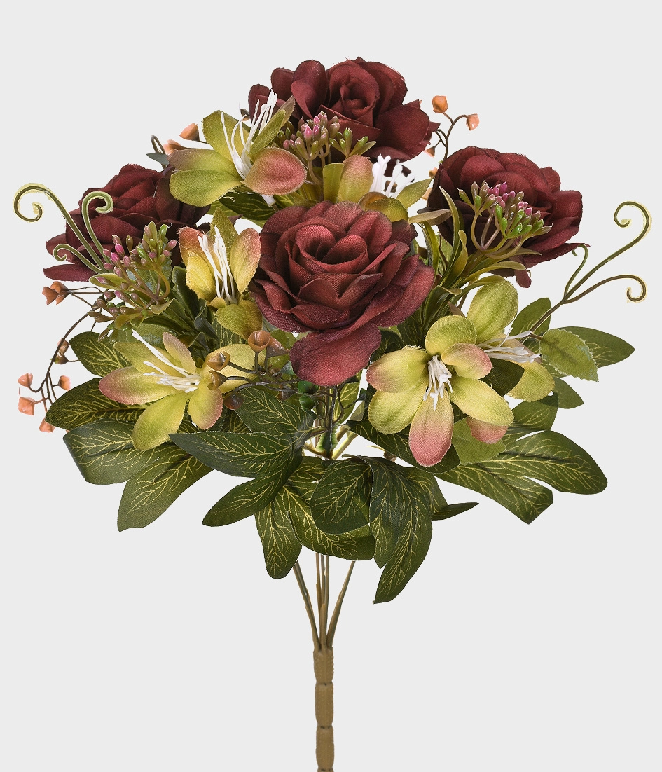 Bq Rosa Cetim X7 Misto Burgundy 49140 115 Grillo