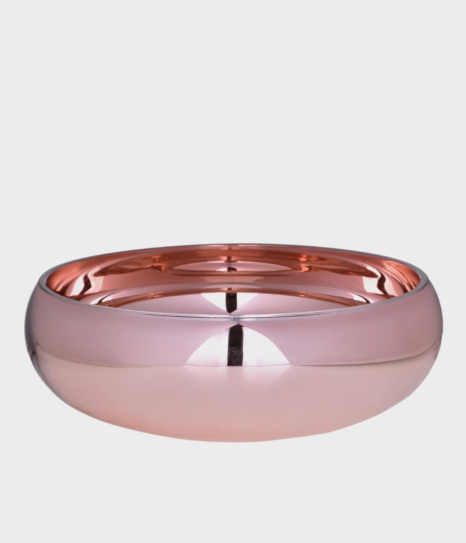 Vaso Vidro Bacia Cobre 8cm Ref.49354 149 Grillo
