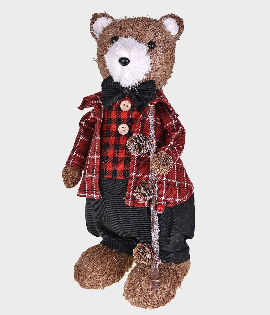 Enfeite Urso Natalino M 50018 000 Grillo
