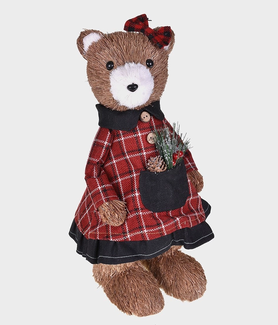 Enfeite Urso Natalino F 50019 000 Grillo