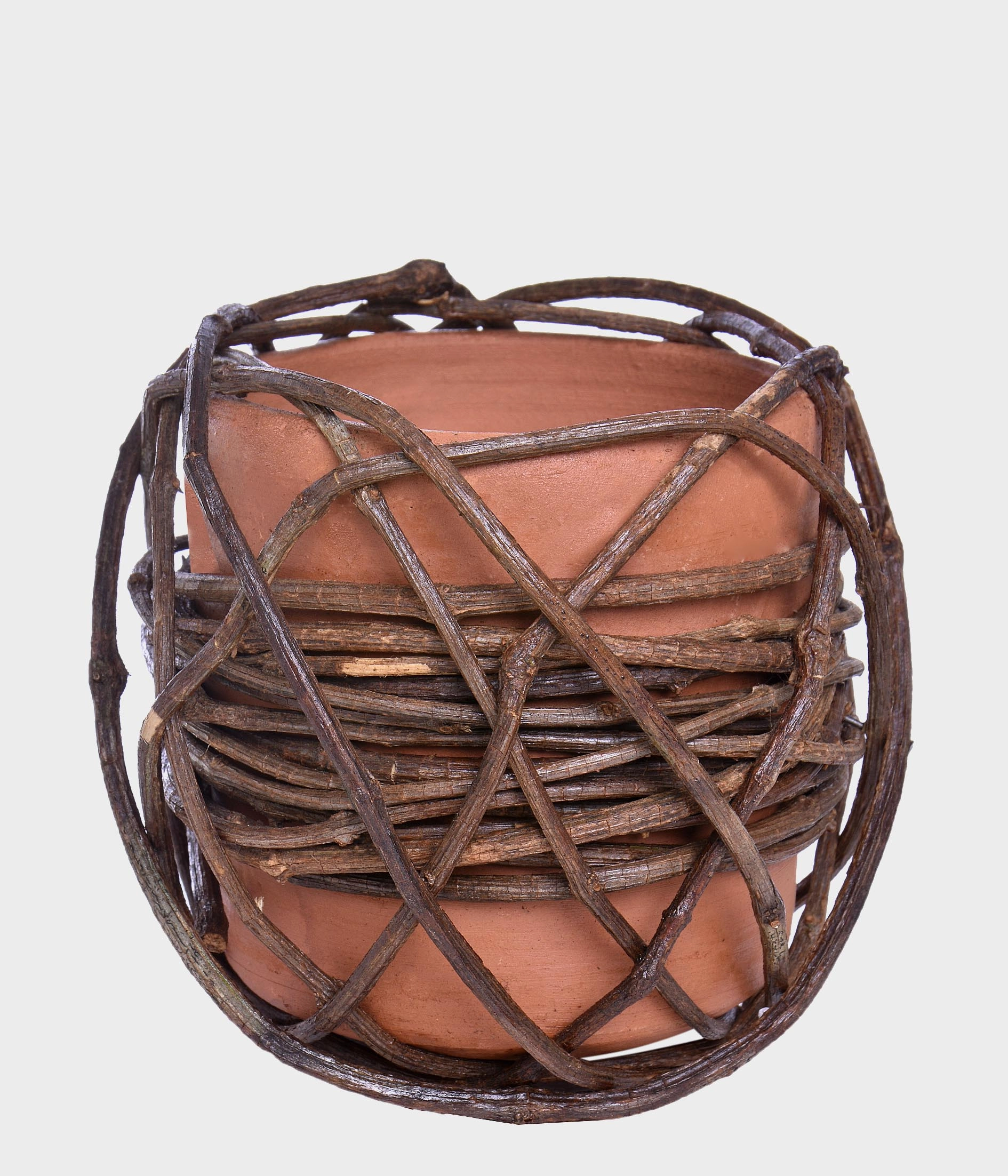 Vaso Ceramica Cipo M Rustico Marrom 50499 102 Grillo