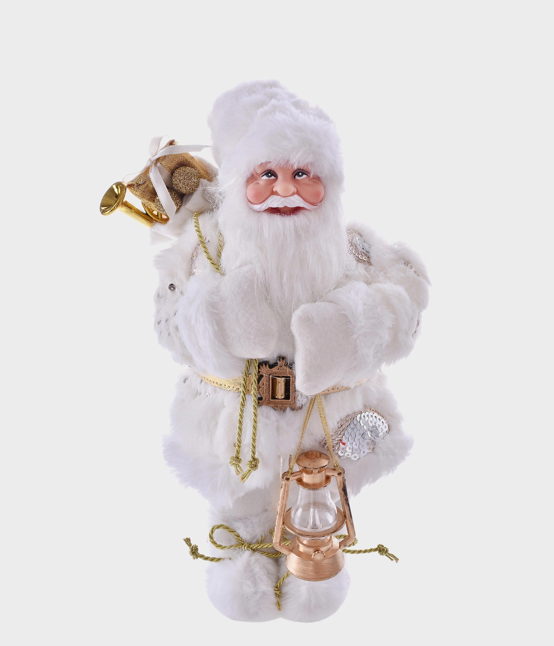 Enfeite Natal Papai Noel Branco 50905 008 Grillo