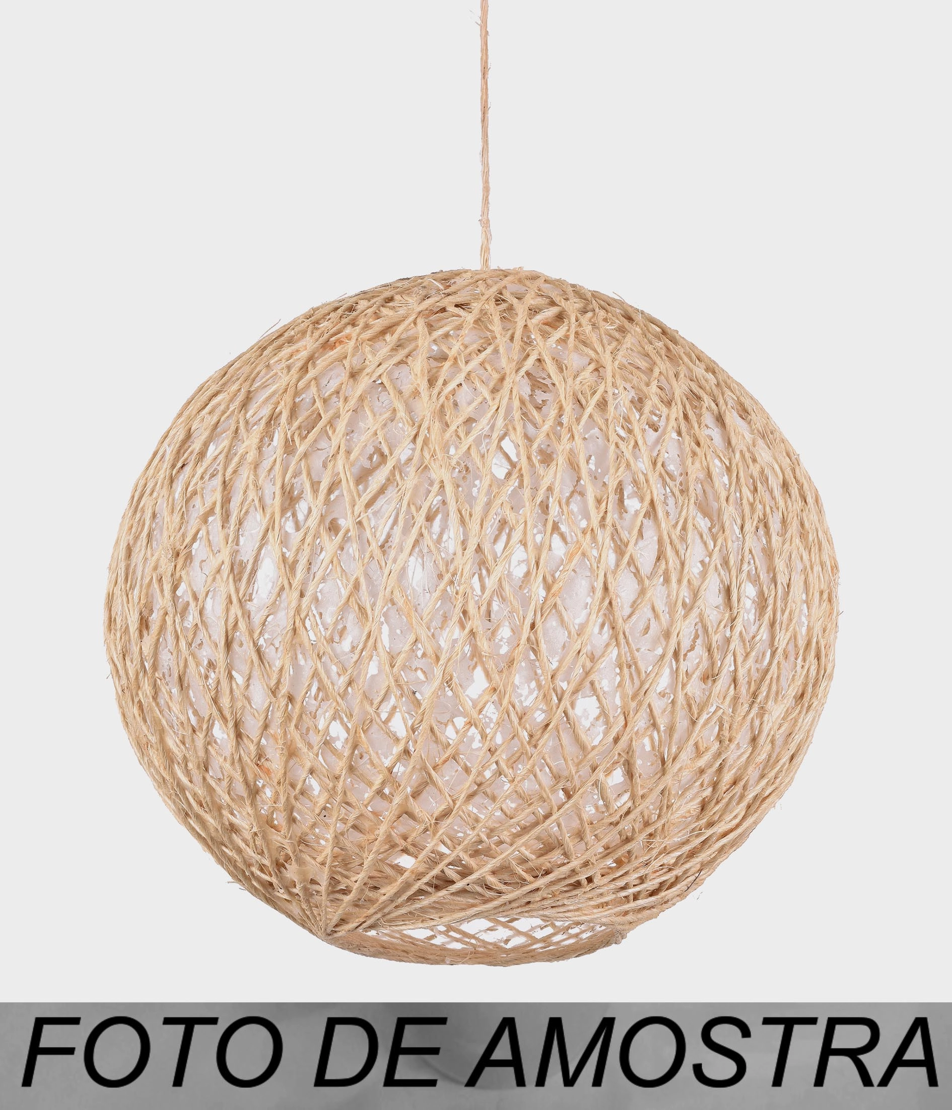 Pendente De Sisal Med 51848 380 Grillo