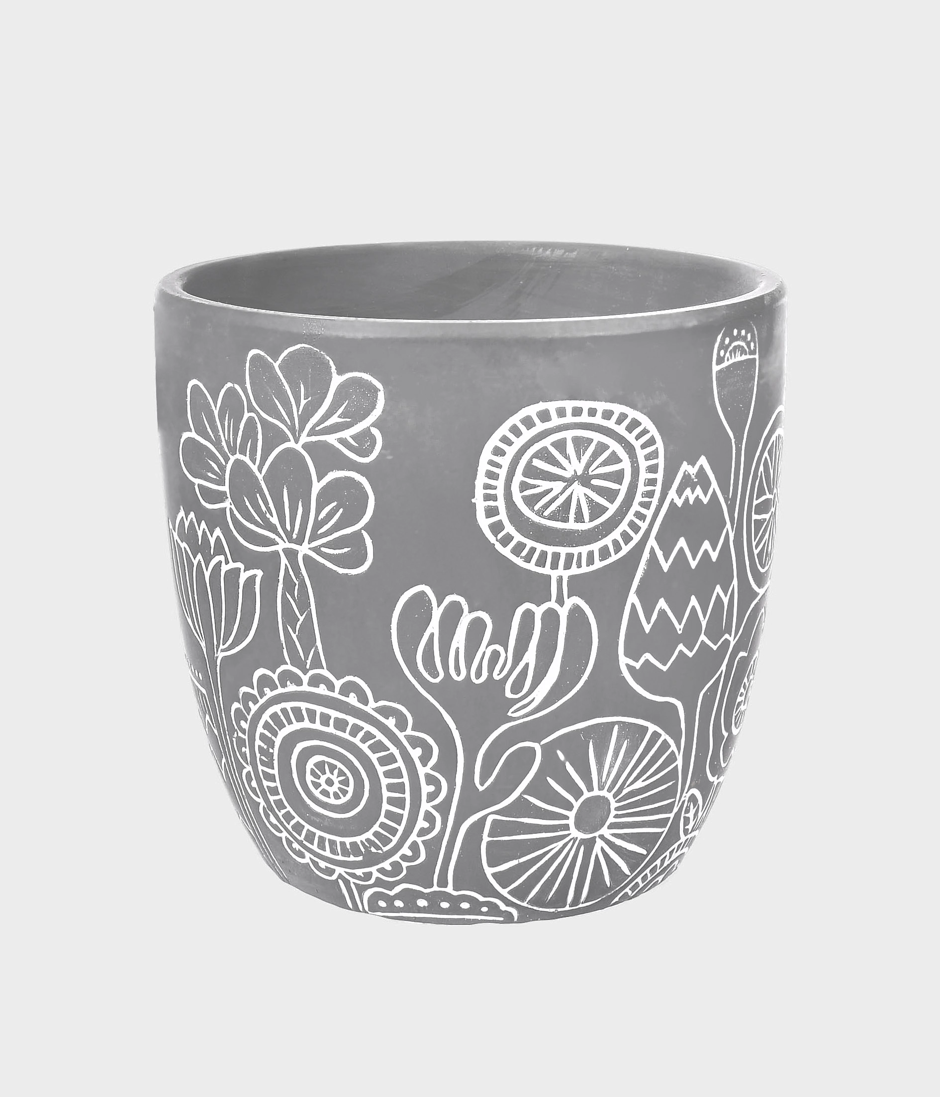 Vaso Ceramica Design Floral 51952 317 Grillo
