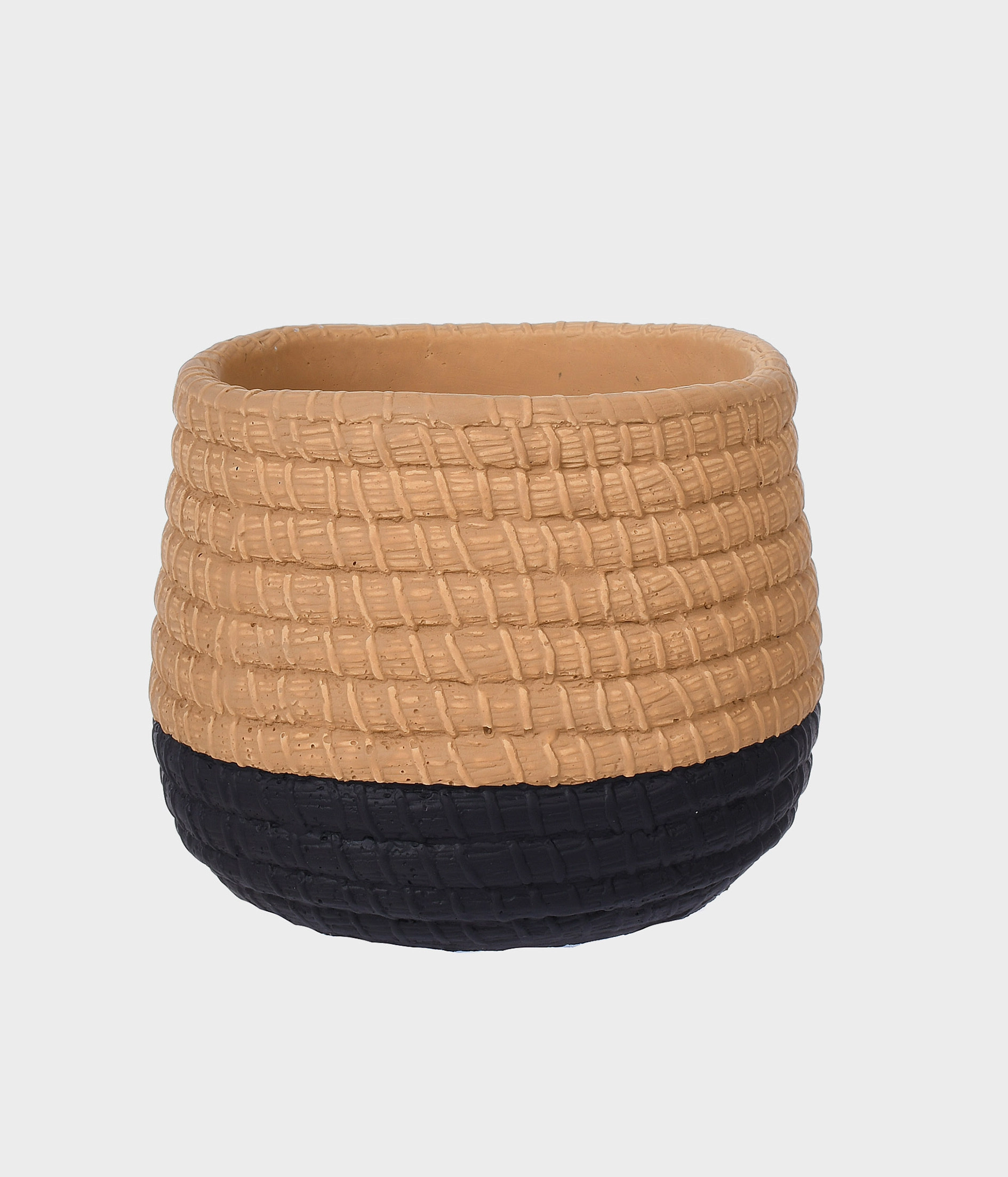 Vaso Ceramica Navy Rustico Preto 51955 100 Grillo