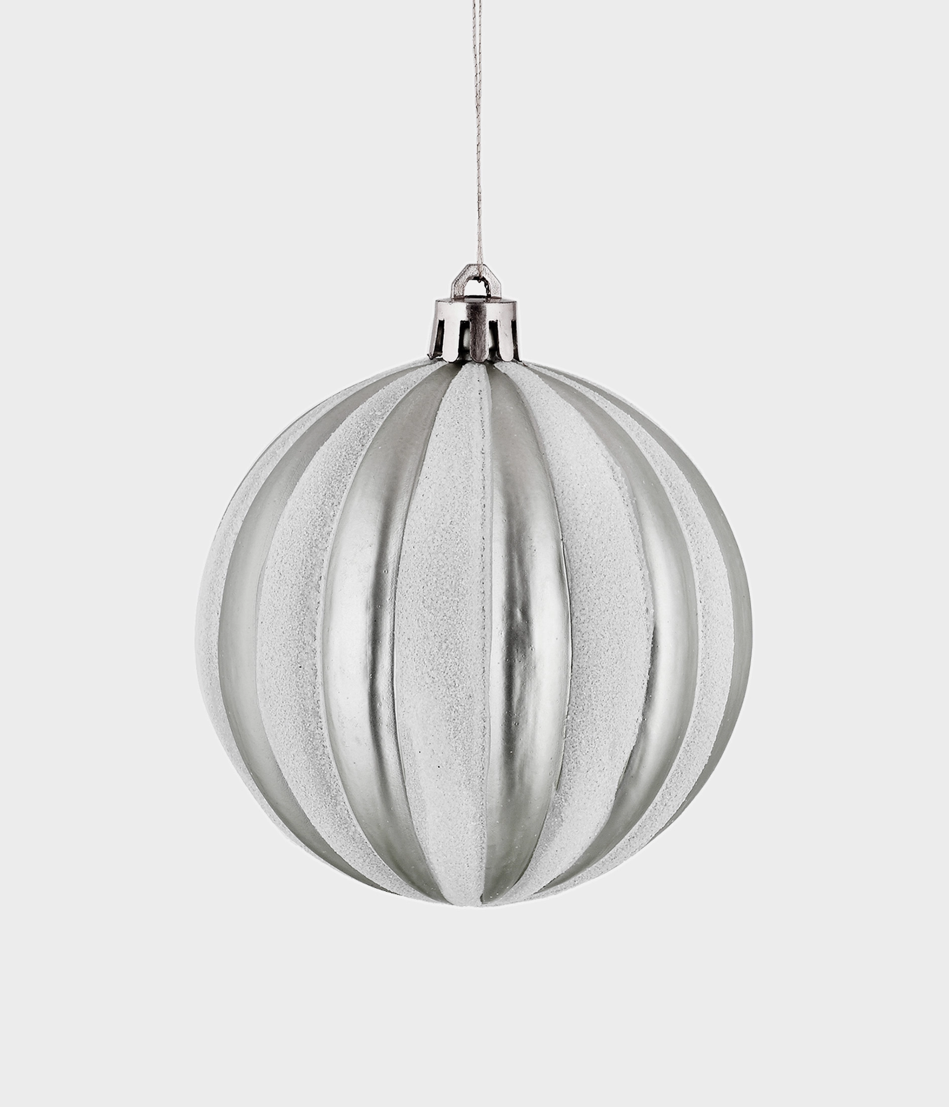 Bola Natal Branca 12cm 52203 008 Grillo