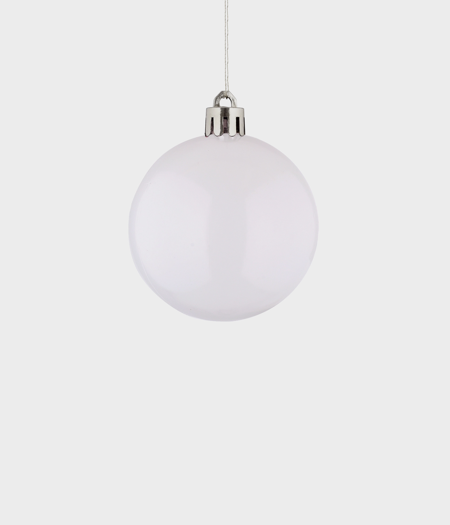 Bola Natal Branca 6cm 6un 38329 008 Grillo