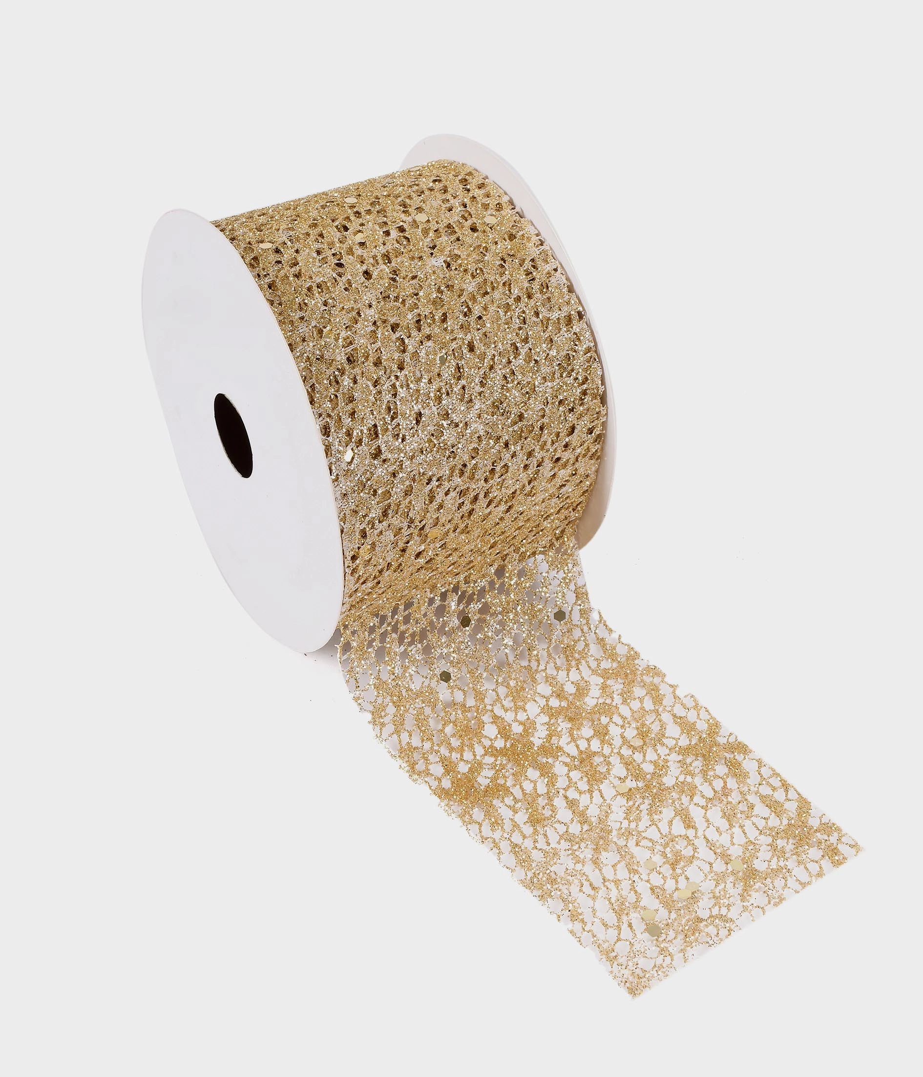 Fita Aramada Decorada Dourado 6.3cmx9.14m 52536 152 Grillo