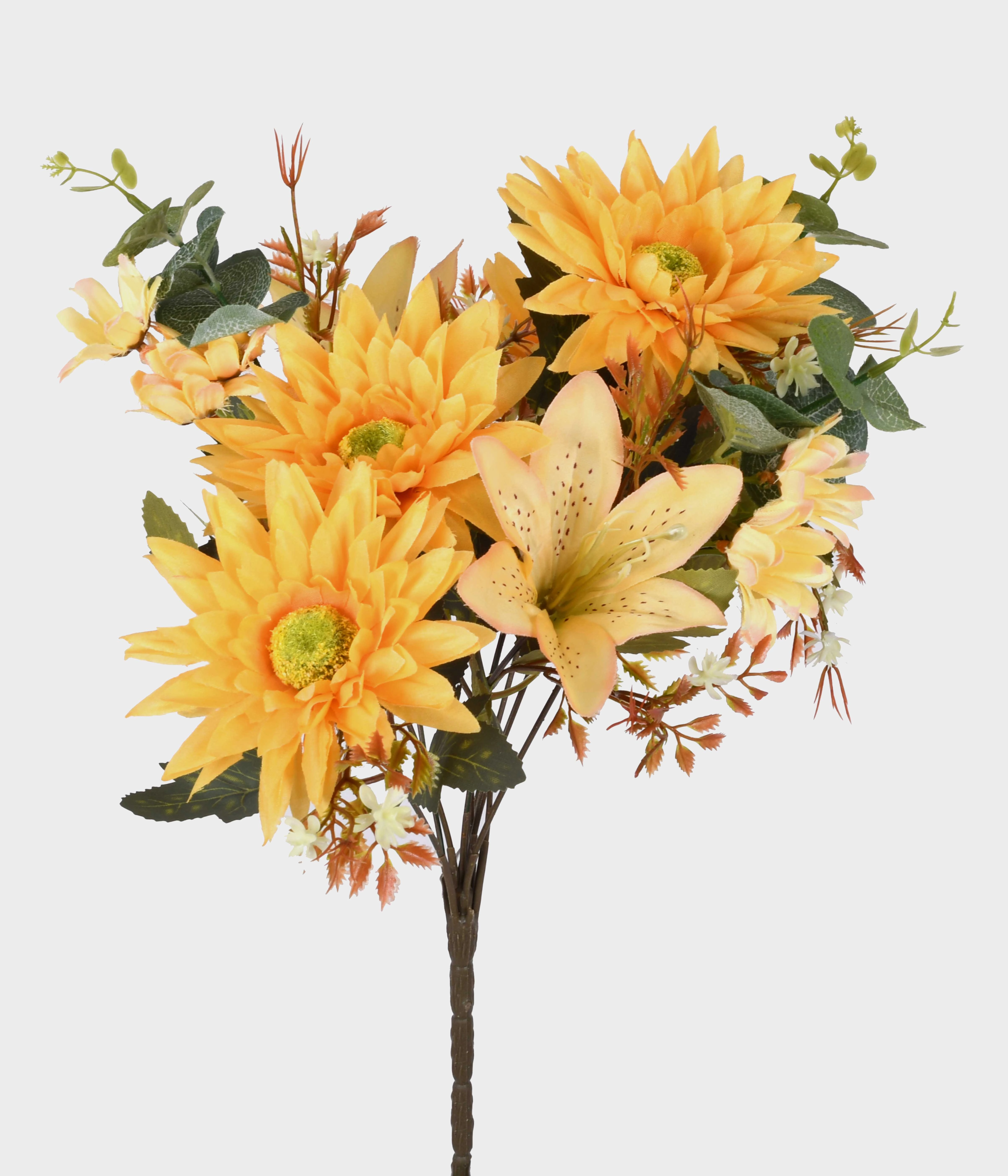 Buque Misto Gerbera Lirio X9 Amarelo 52977 005 Grillo