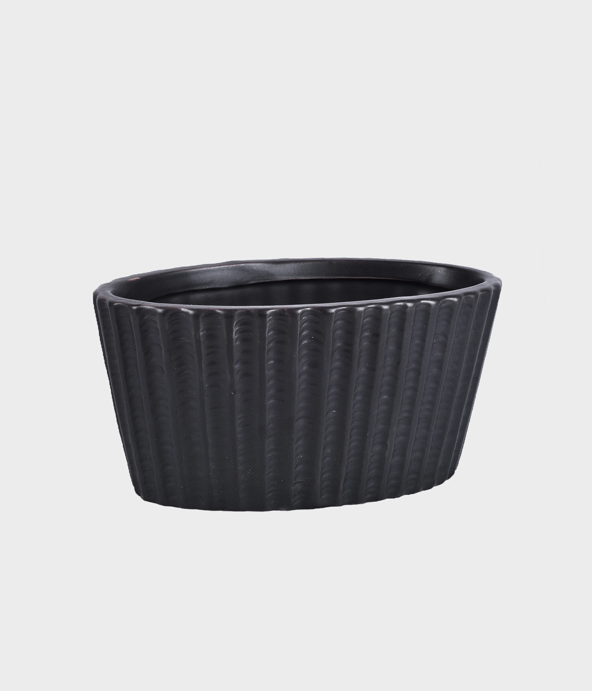 Vaso Ceramica Preto 8cm 53077 100 Grillo