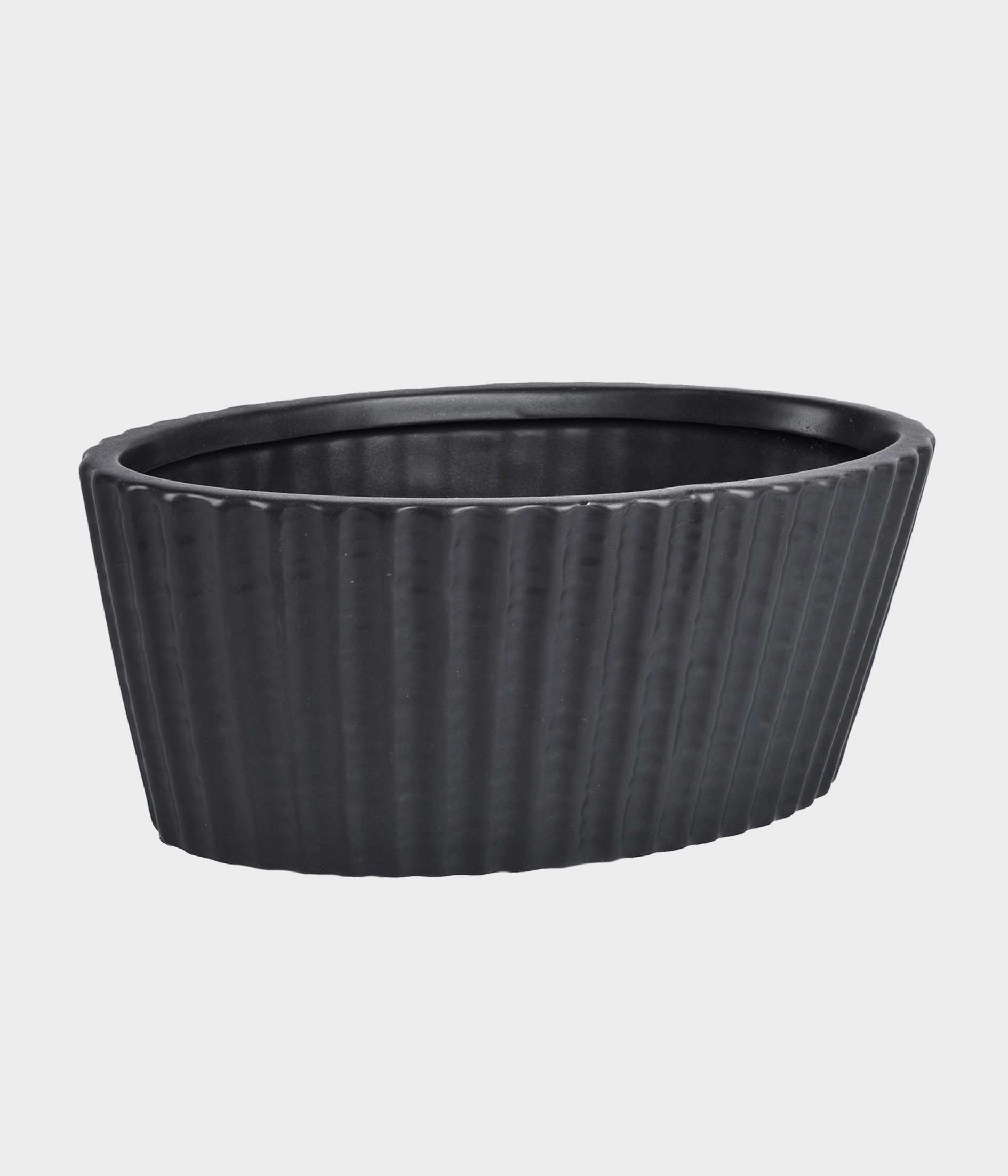 Vaso Ceramica Preto 9cm 53078 100 Grillo