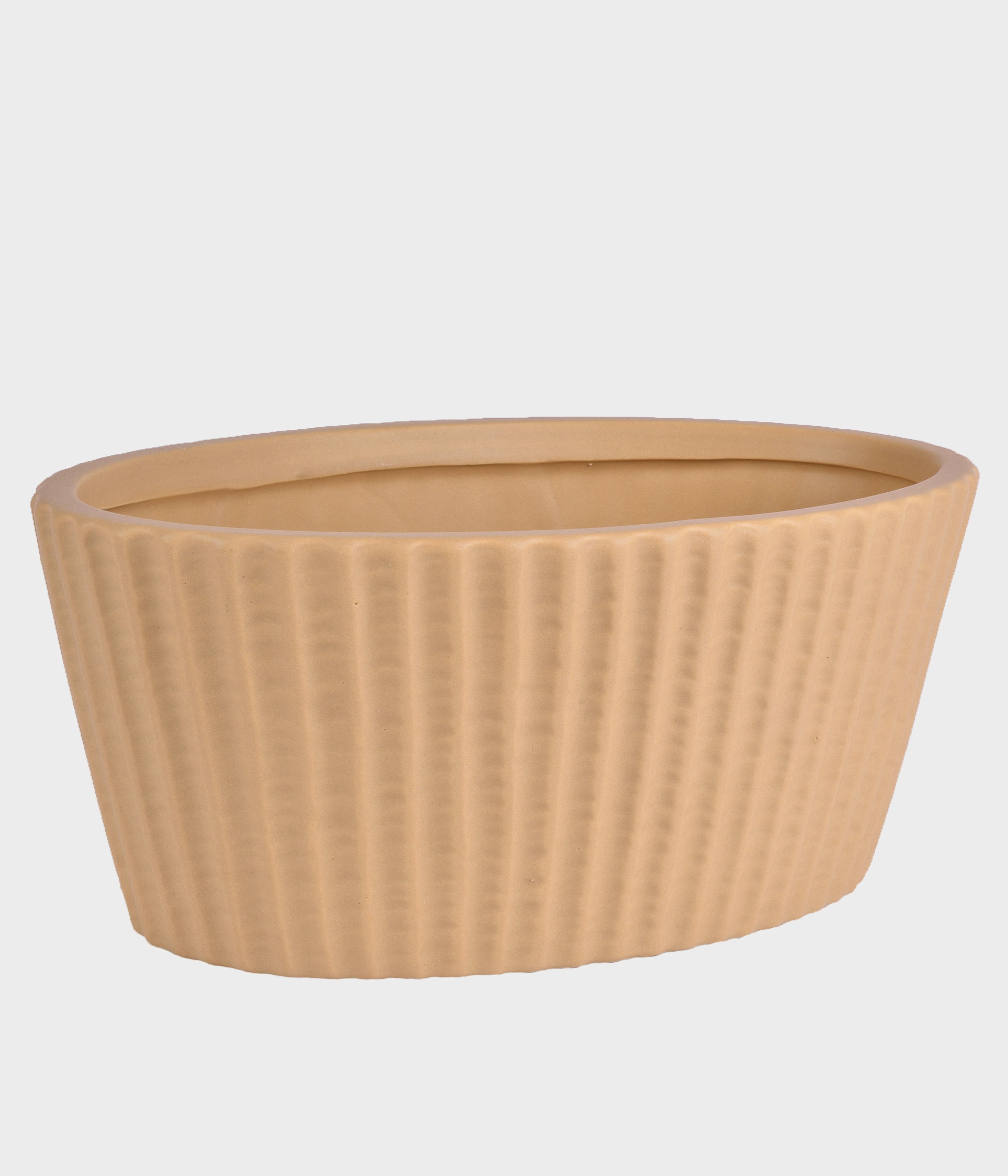 Vaso Ceramica Marrom Claro 11cm 53079 194 Grillo