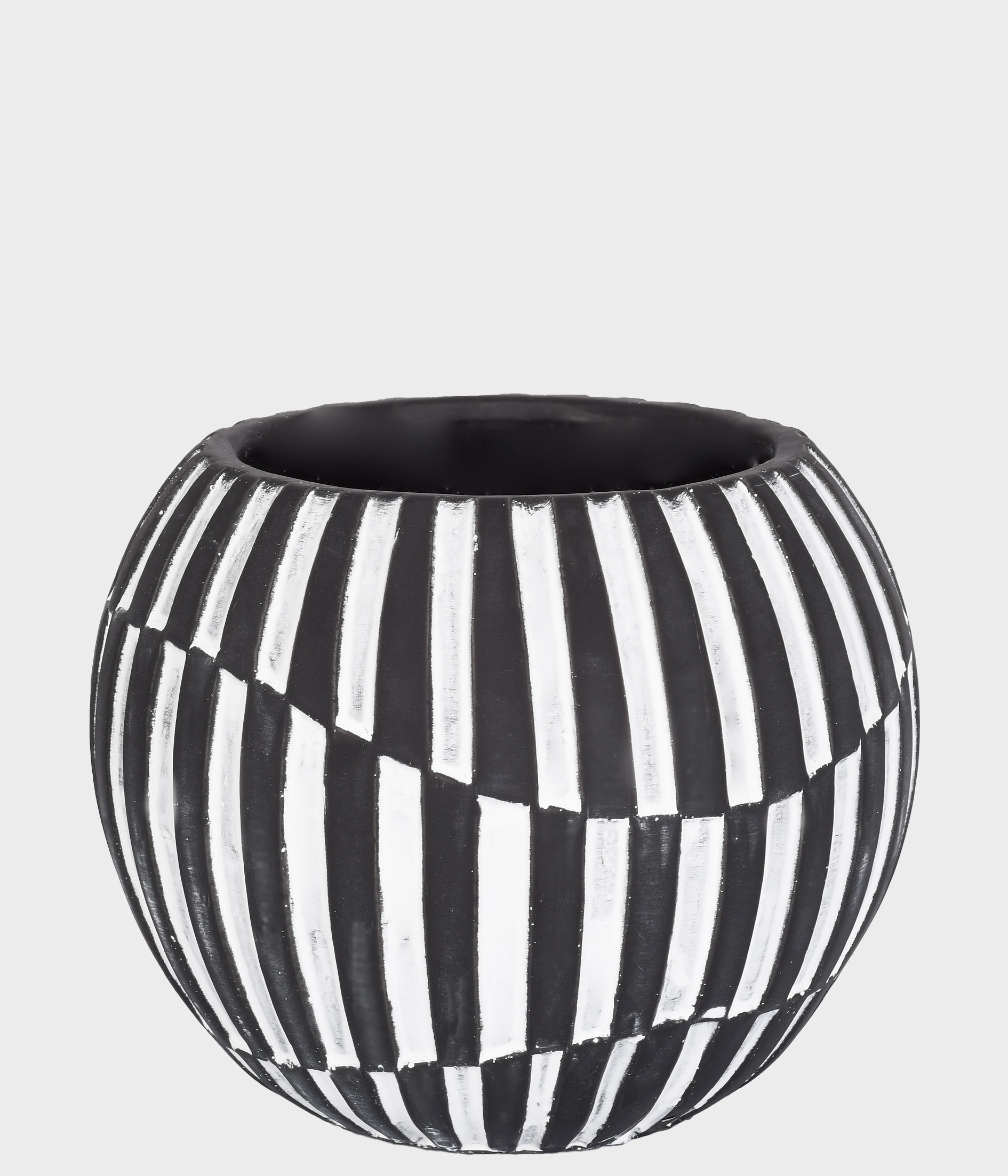 Cachepot Cimento Preto 14cm 53177 100 Grillo