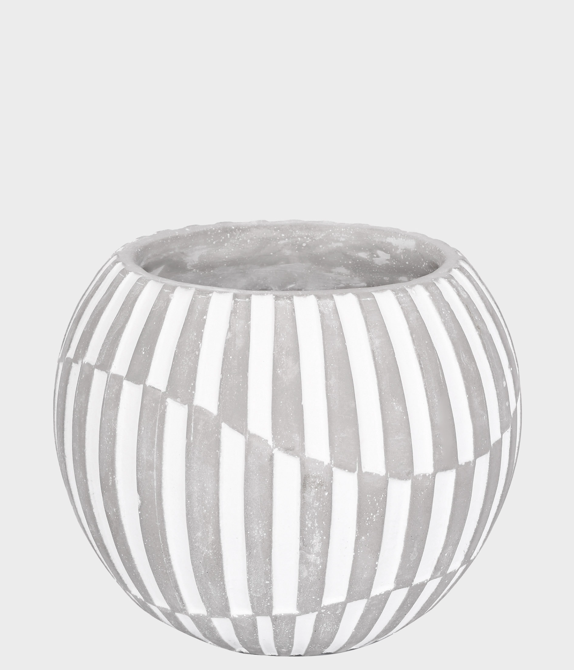 Cachepot Cimento Cinza 14cm 53177 317 Grillo