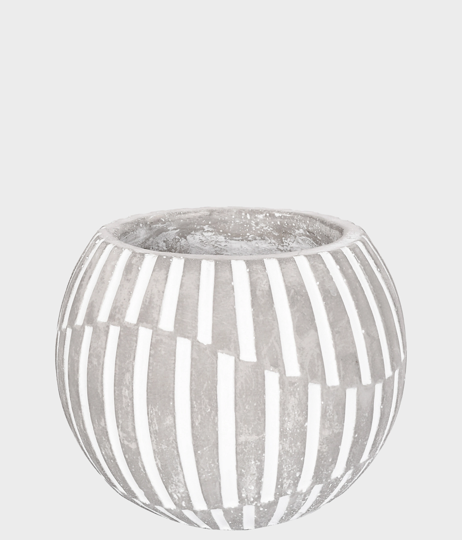 Cachepot Cimento Cinza 12cm 53178 317 Grillo