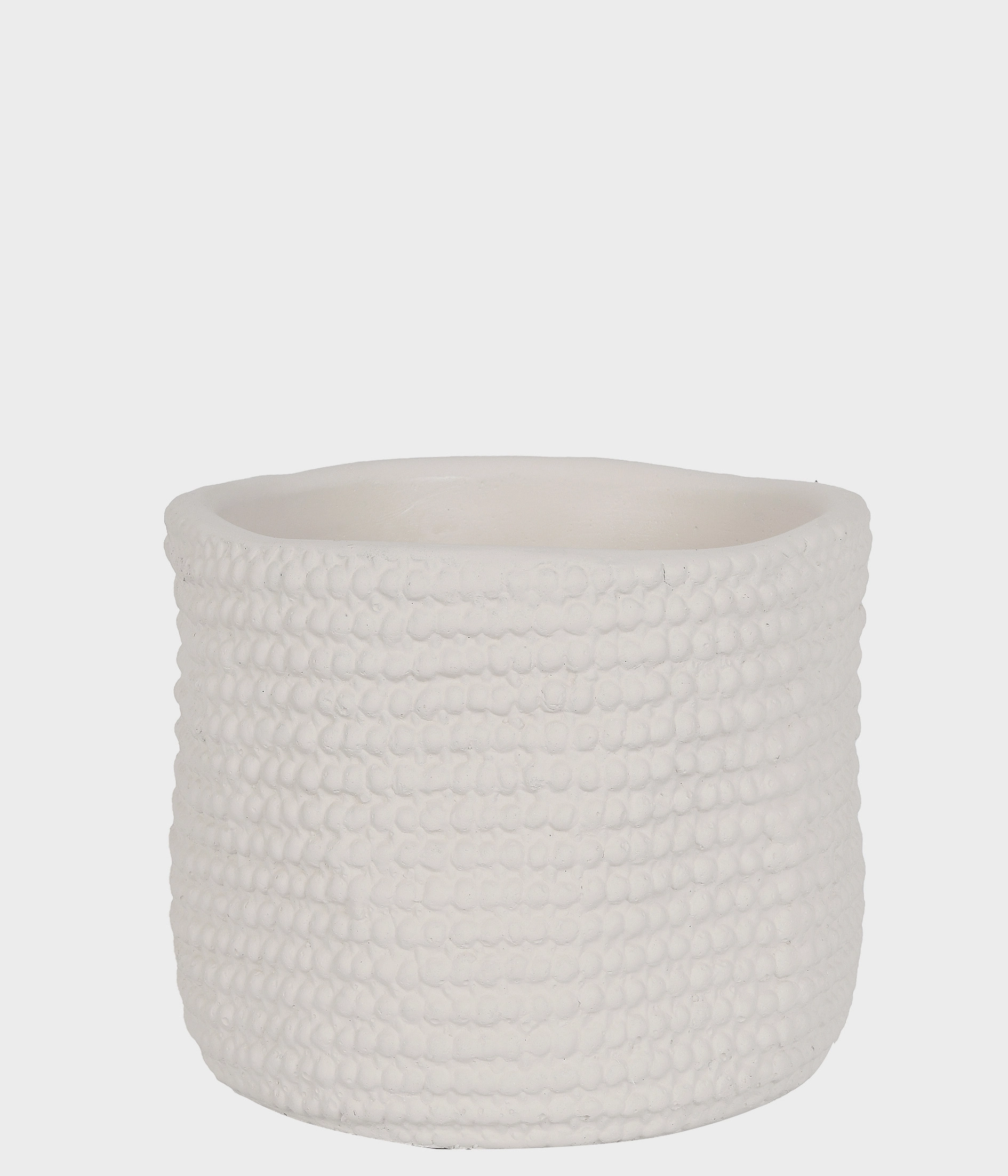 Cachepot Cimento Off White 11cm 53216 146 Grillo