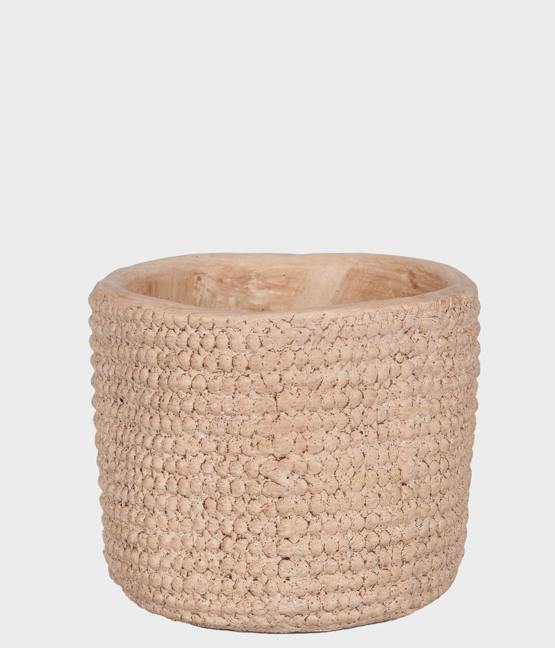 Cachepot Cimento Bege 11cm 53216 040 Grillo