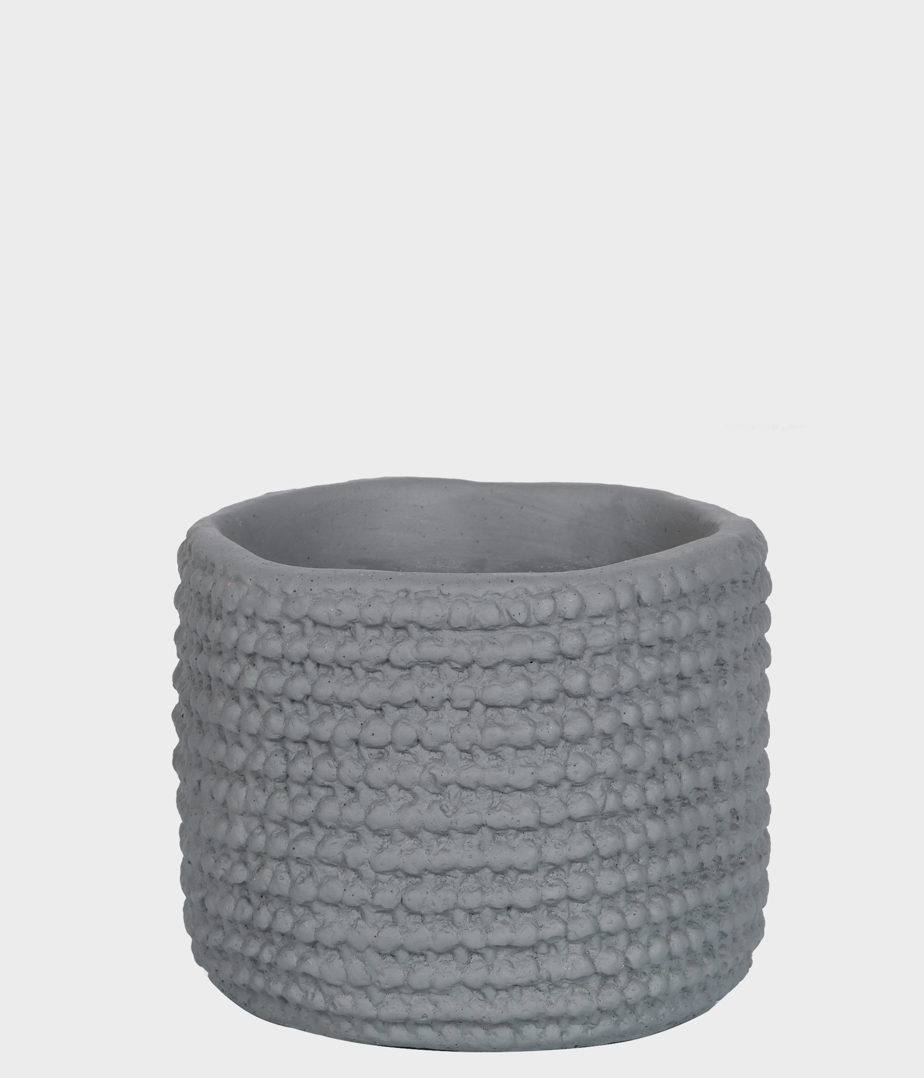 Cachepot Cimento Cinza 8cm 53217 317 Grillo