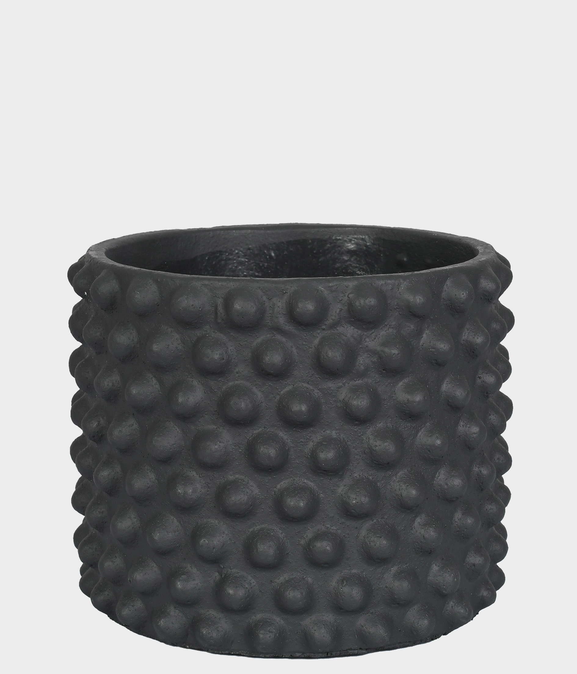 Cachepot Cimento Preto 12cm 53220 100 Grillo