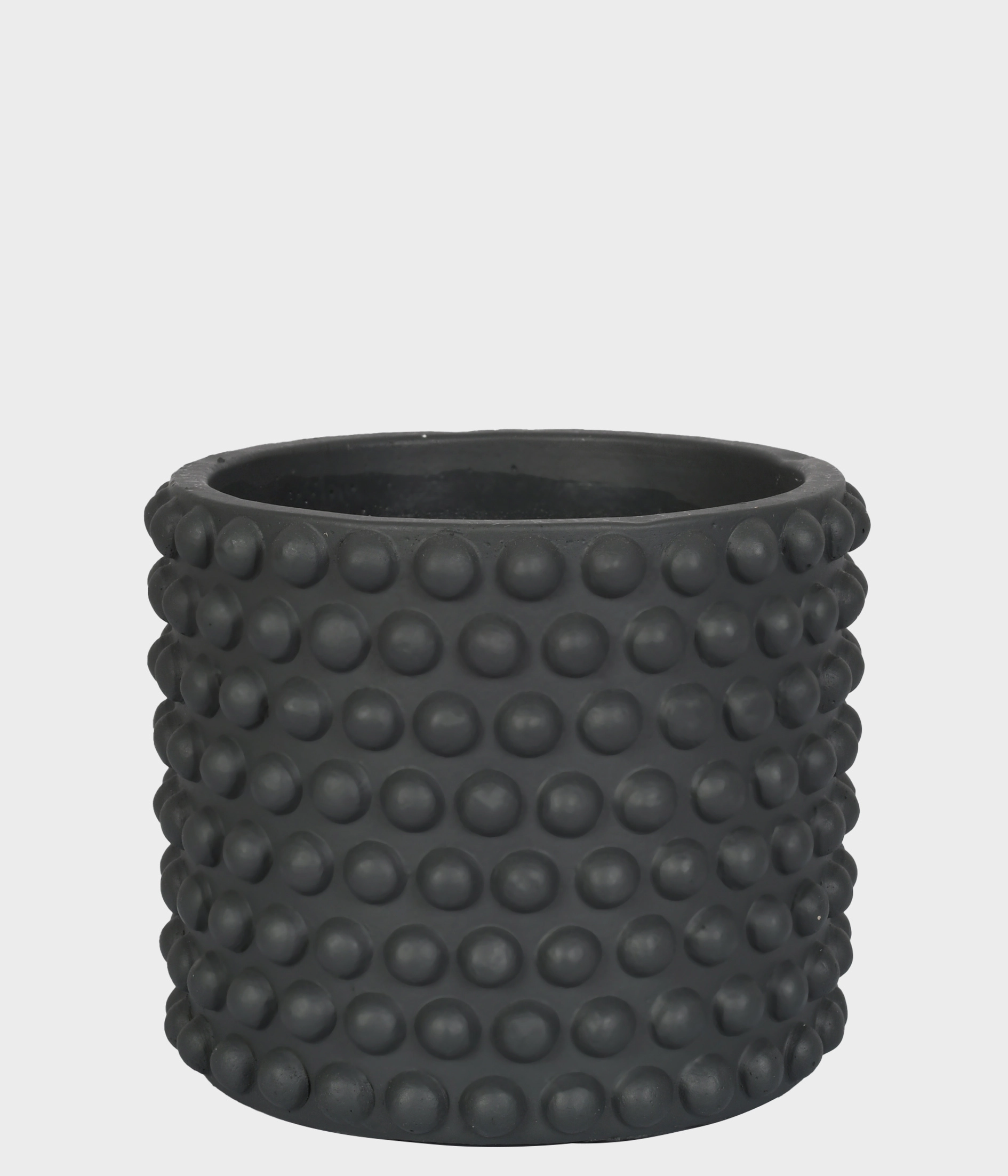 Cachepot Cimento Preto 10cm 53221 100 Grillo