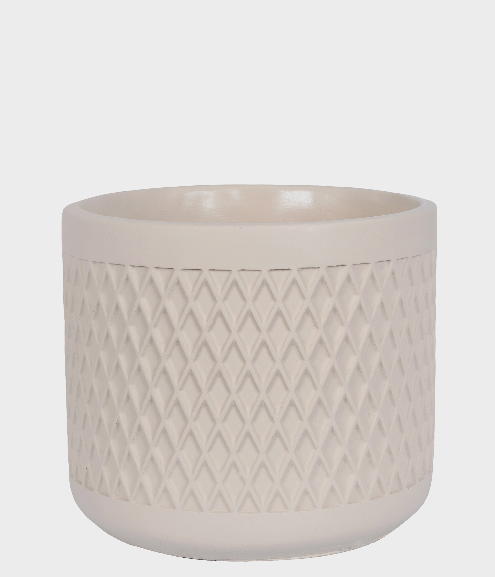 Cachepot Cimento Bege 15cm 53222 040 Grillo