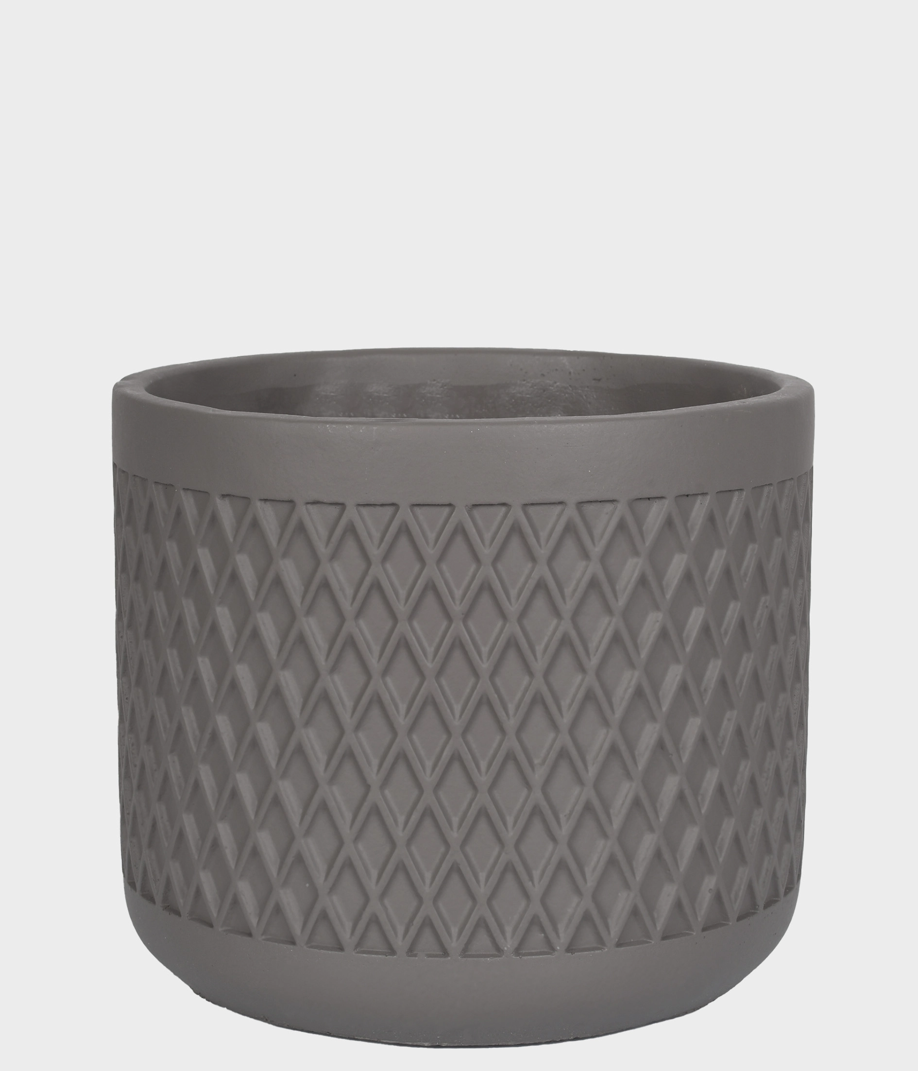 Cachepot Cimento Cinza 15cm 53222 317 Grillo