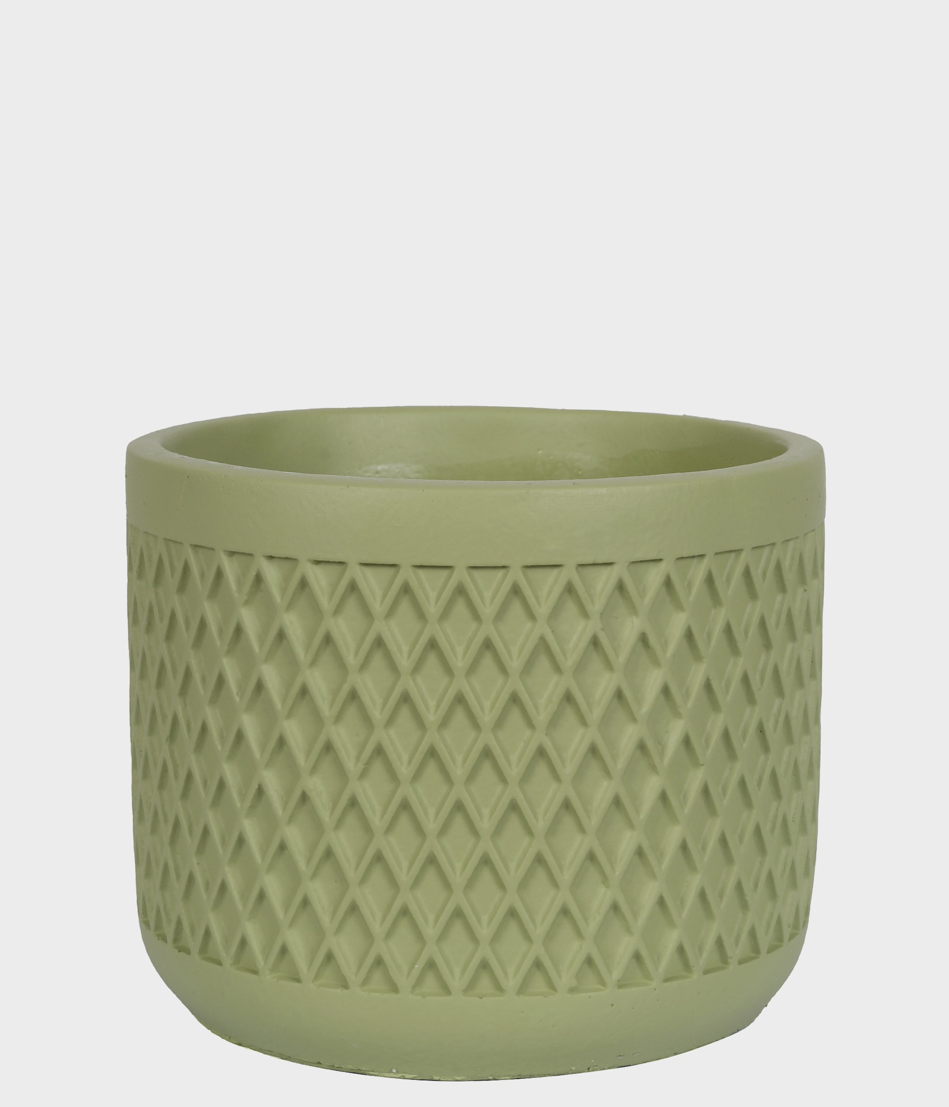 Cachepot Cimento Verde 12cm 53223 004 Grillo
