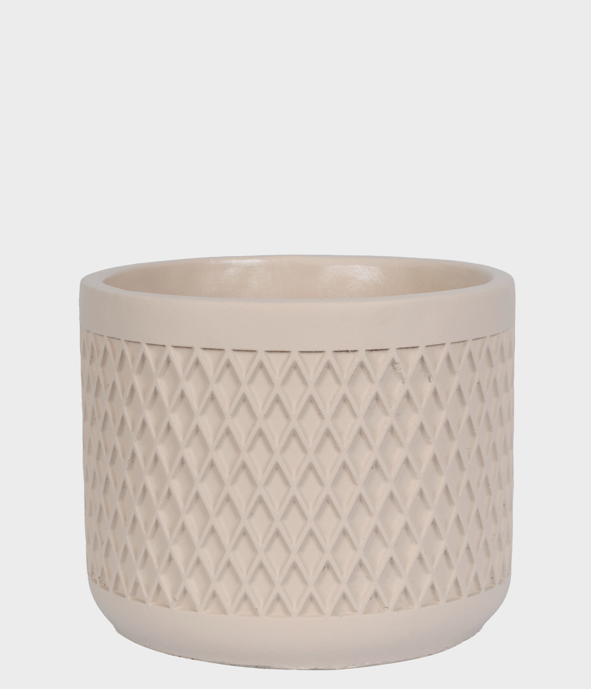 Cachepot Cimento Bege 12cm 53223 040 Grillo