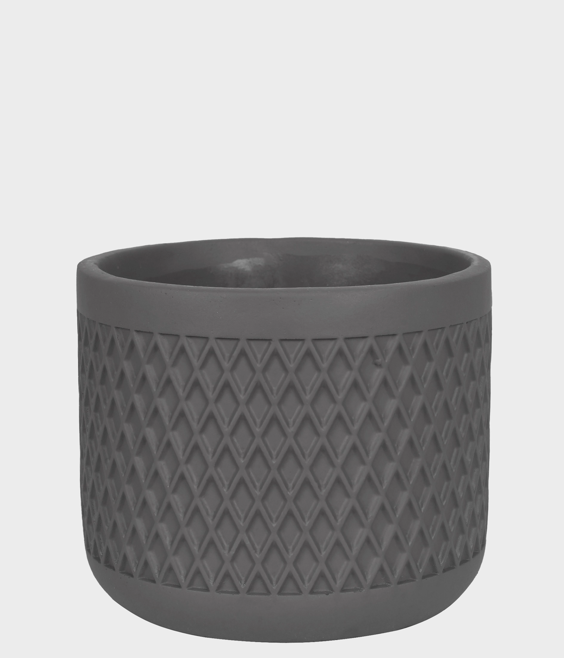 Cachepot Cimento Cinza 12cm 53223 317 Grillo